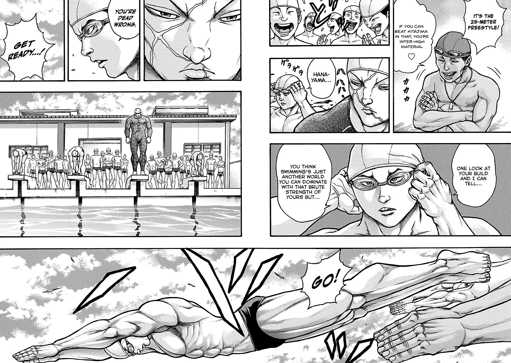 Baki Gaiden: Kizudzura Chapter 4 page 18 - Chapter 4: Swim Practice
