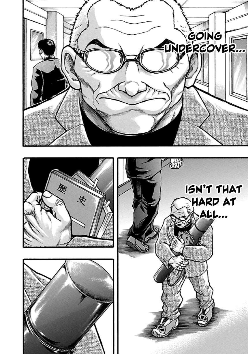 Baki Gaiden: Kizudzura Chapter 5 page 13 - Chapter 5: Senkichi the Half-Cut