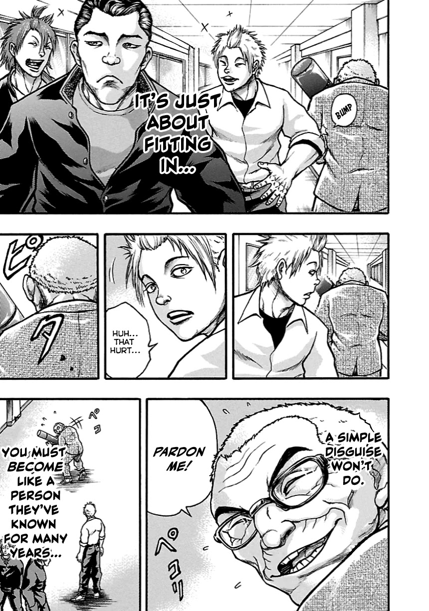 Baki Gaiden: Kizudzura Chapter 5 page 14 - Chapter 5: Senkichi the Half-Cut