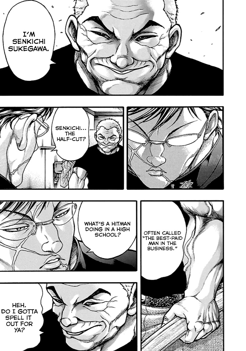 Baki Gaiden: Kizudzura Chapter 5 page 20 - Chapter 5: Senkichi the Half-Cut