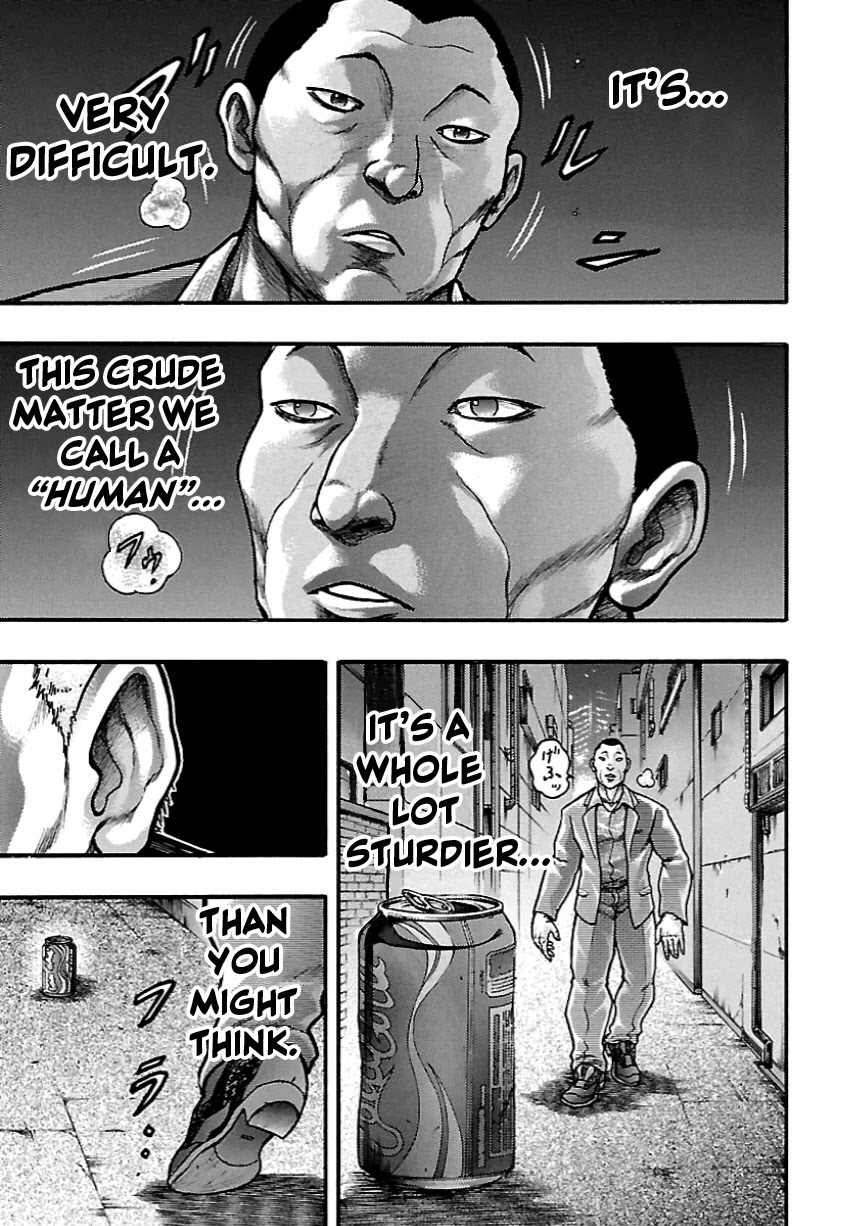 Baki Gaiden: Kizudzura Chapter 5 page 3 - Chapter 5: Senkichi the Half-Cut