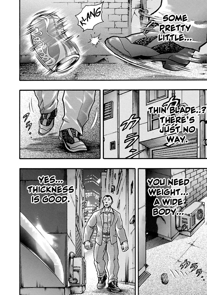 Baki Gaiden: Kizudzura Chapter 5 page 4 - Chapter 5: Senkichi the Half-Cut