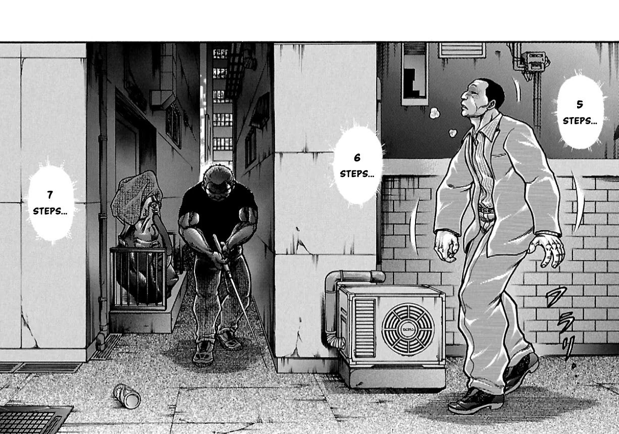 Baki Gaiden: Kizudzura Chapter 5 page 6 - Chapter 5: Senkichi the Half-Cut