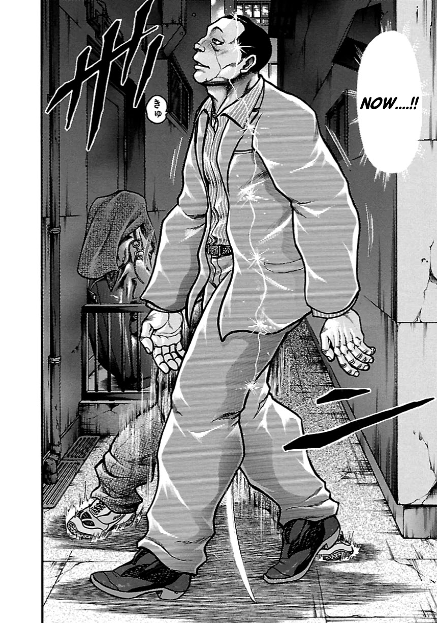 Baki Gaiden: Kizudzura Chapter 5 page 8 - Chapter 5: Senkichi the Half-Cut
