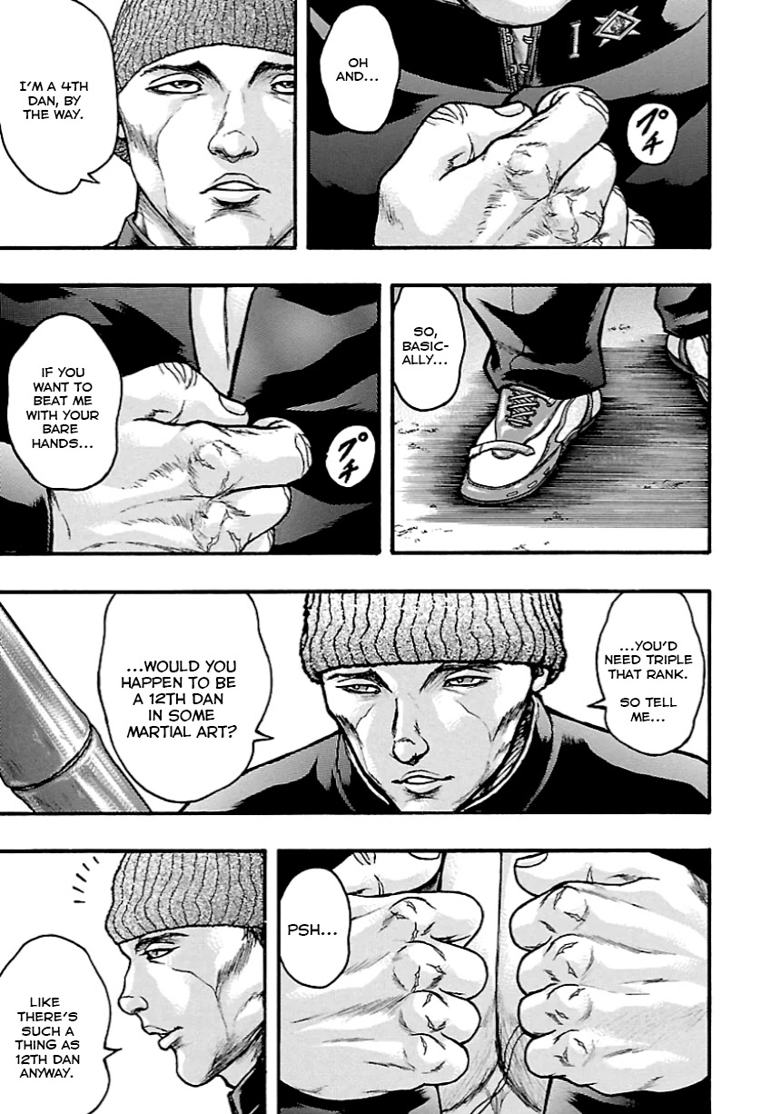 Baki Gaiden: Kizudzura Chapter 9 page 21 - Chapter 9: Green Bamboo
