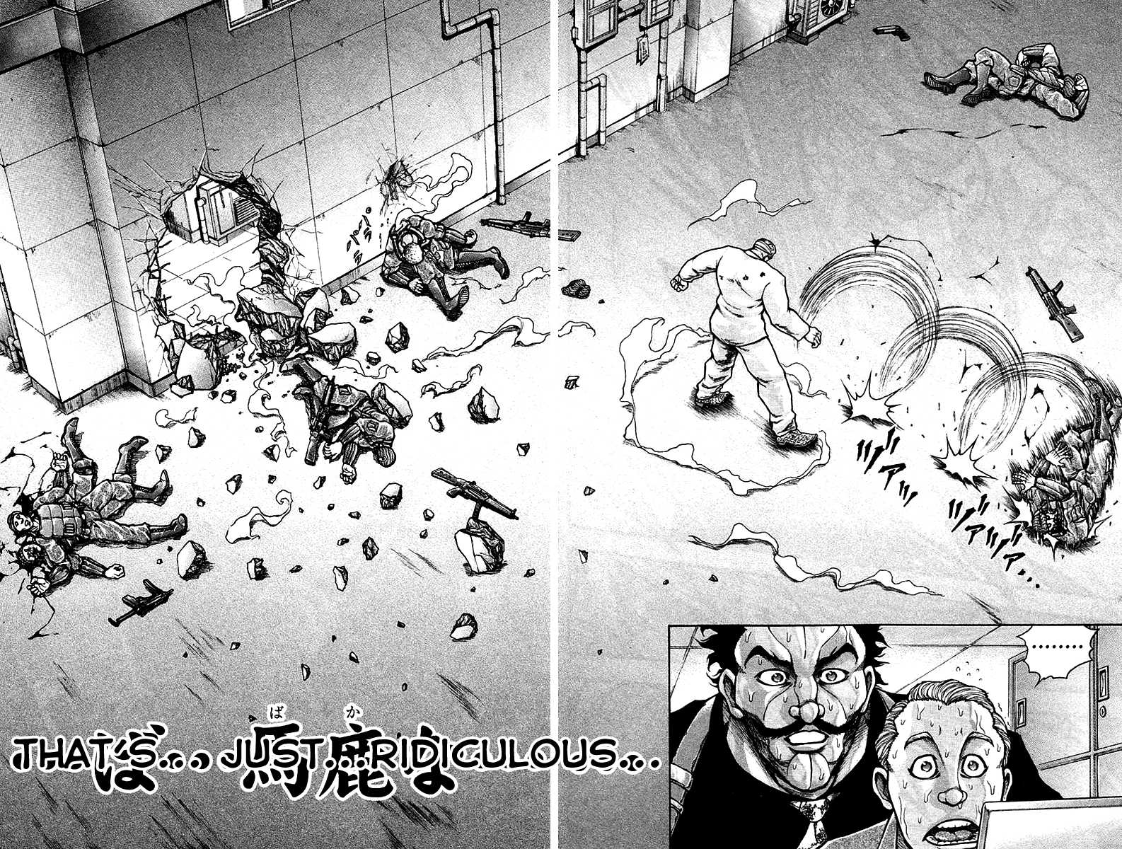 Baki Gaiden - Scarface Chapter 33 page 11 - Chapter 33 : All Out War