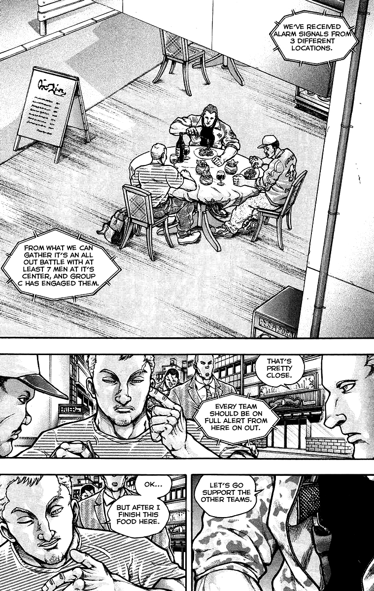 Baki Gaiden - Scarface Chapter 33 page 15 - Chapter 33 : All Out War