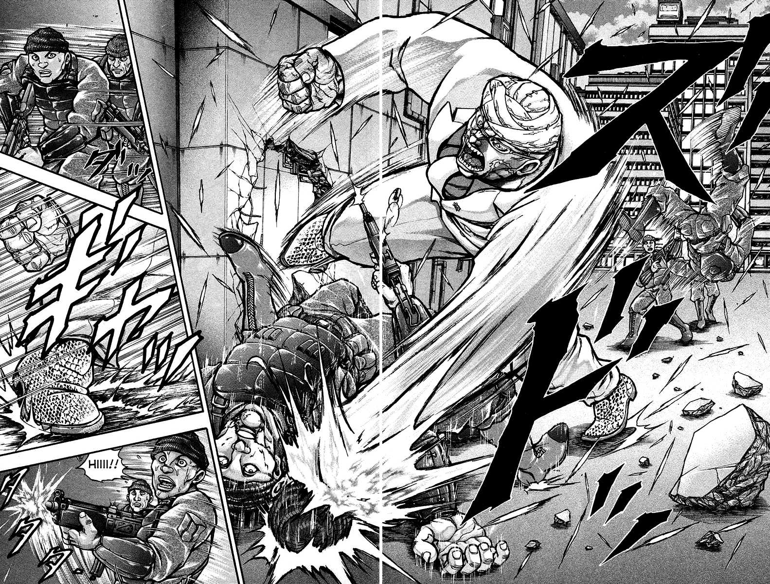 Baki Gaiden - Scarface Chapter 33 page 8 - Chapter 33 : All Out War
