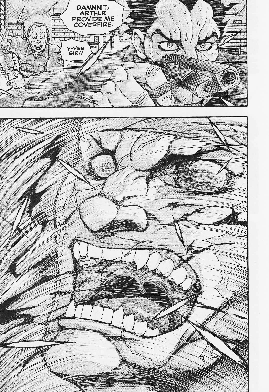 Baki Gaiden - Scarface Chapter 34 page 18 - Chapter 34: GIANT FIST VS PISTOL