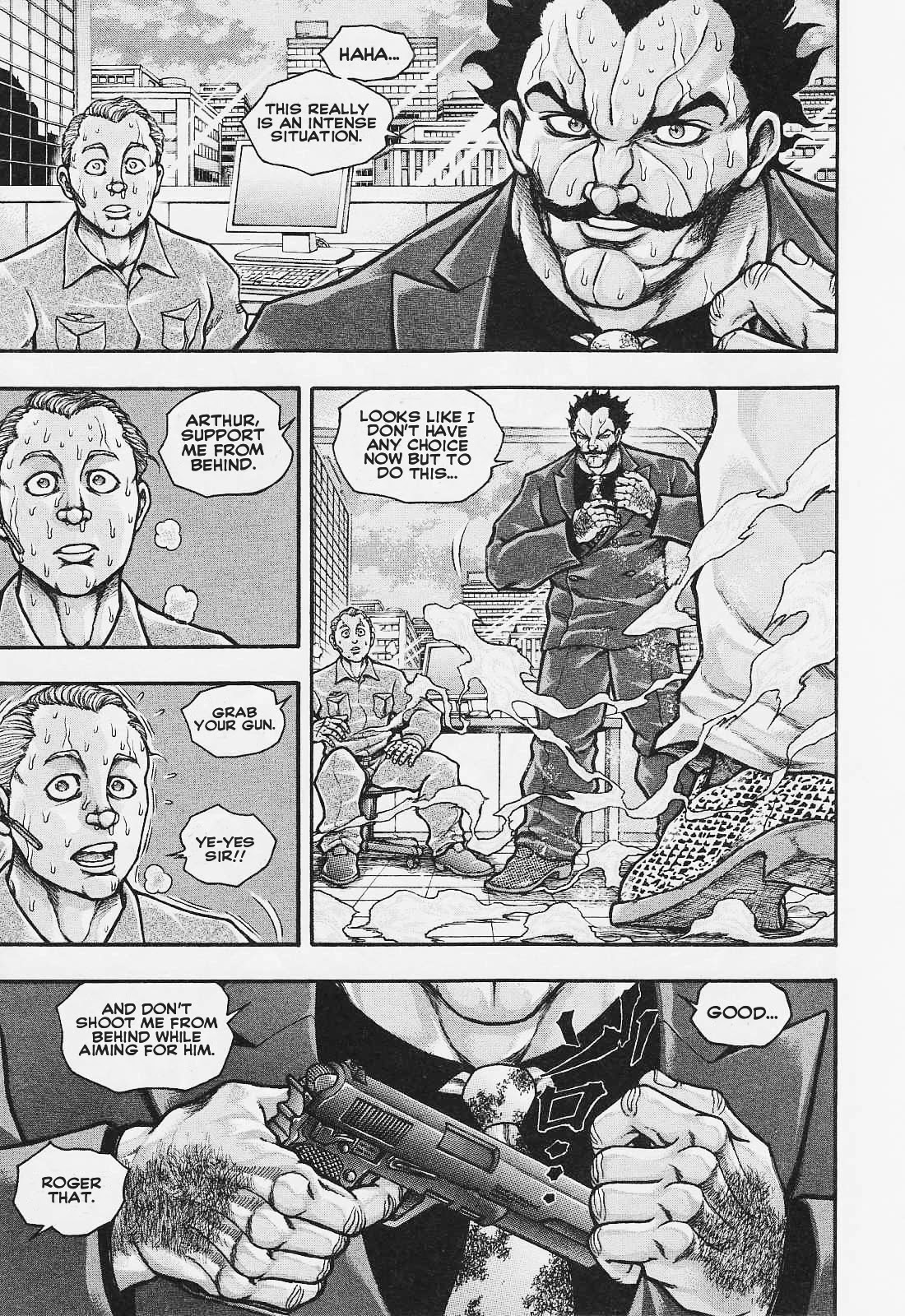 Baki Gaiden - Scarface Chapter 34 page 6 - Chapter 34: GIANT FIST VS PISTOL