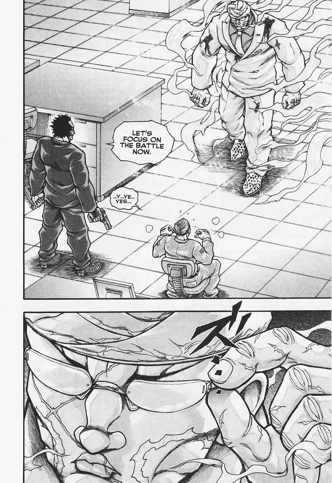 Baki Gaiden - Scarface Chapter 34 page 7 - Chapter 34: GIANT FIST VS PISTOL
