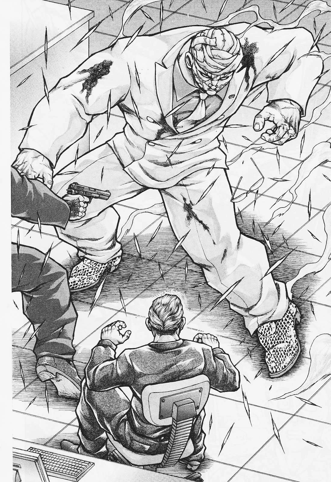 Baki Gaiden - Scarface Chapter 34 page 9 - Chapter 34: GIANT FIST VS PISTOL