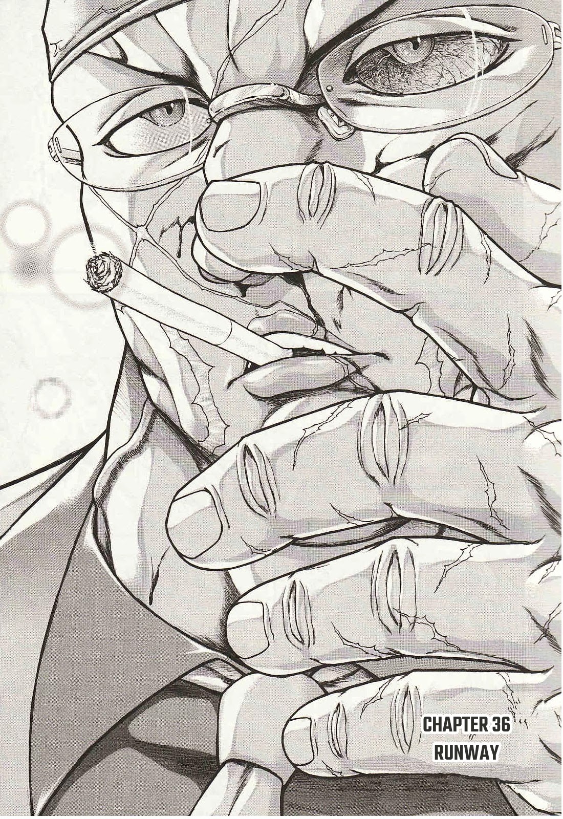 Baki Gaiden - Scarface Chapter 36 page 1 - Chapter 36: Ch. 36 - Runway
