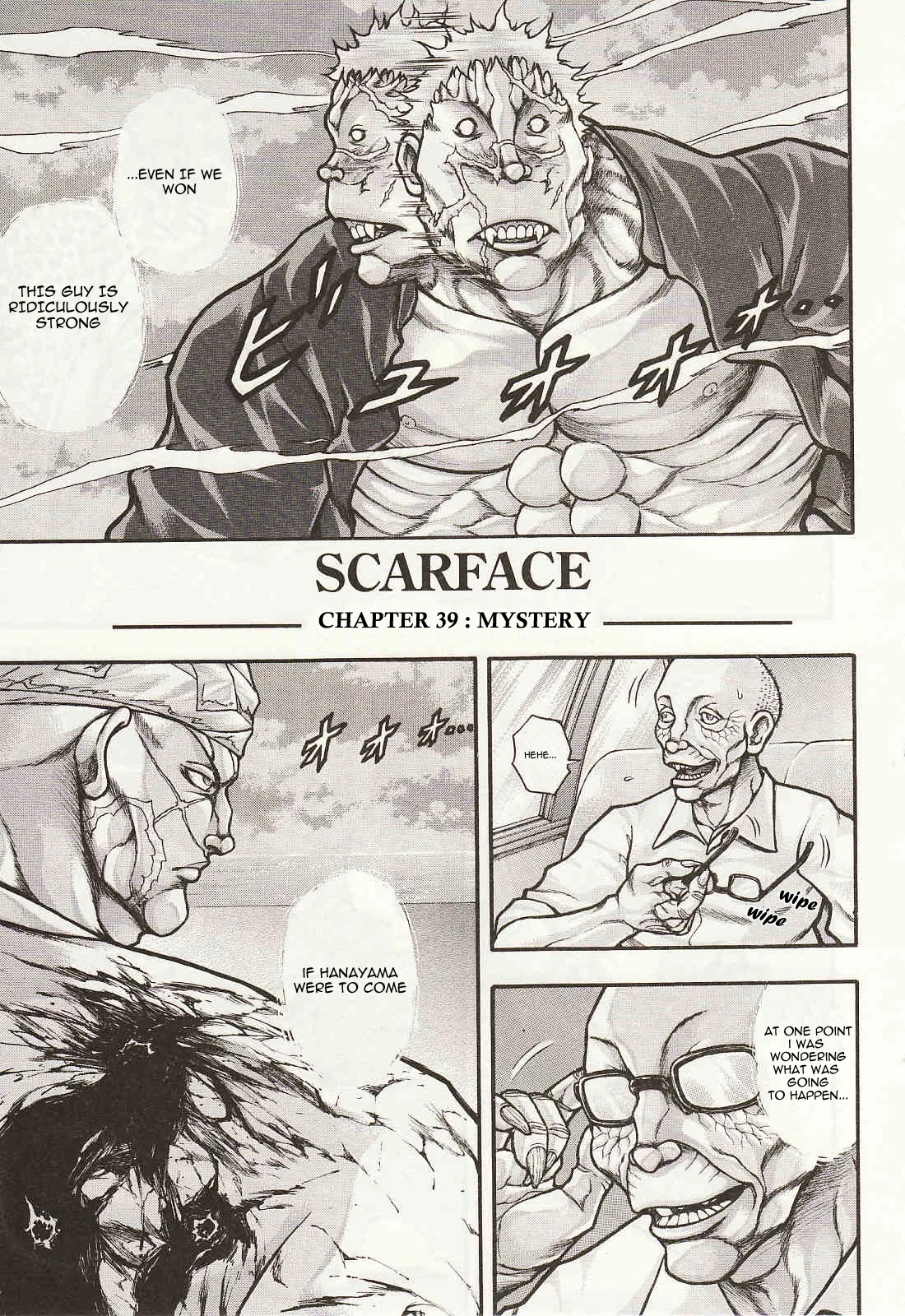 Baki Gaiden - Scarface Chapter 39 page 1 - Chapter 39: Mystery