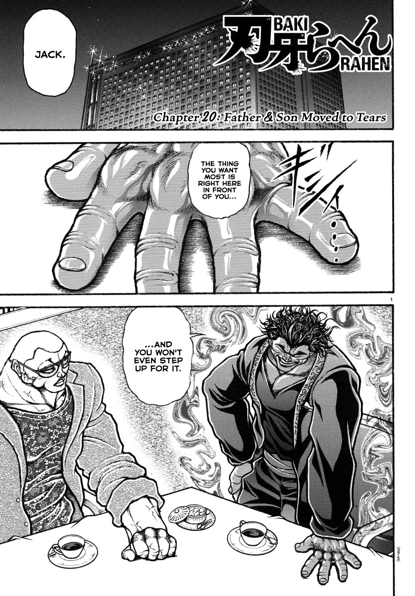 Baki Rahen Chapter 20 page 1 - Chapter 20: Father & Son Moved to Tears