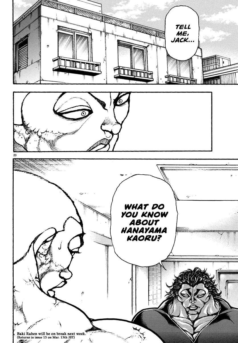 Baki Rahen Chapter 40 page 20 - Chapter 40: Hornet