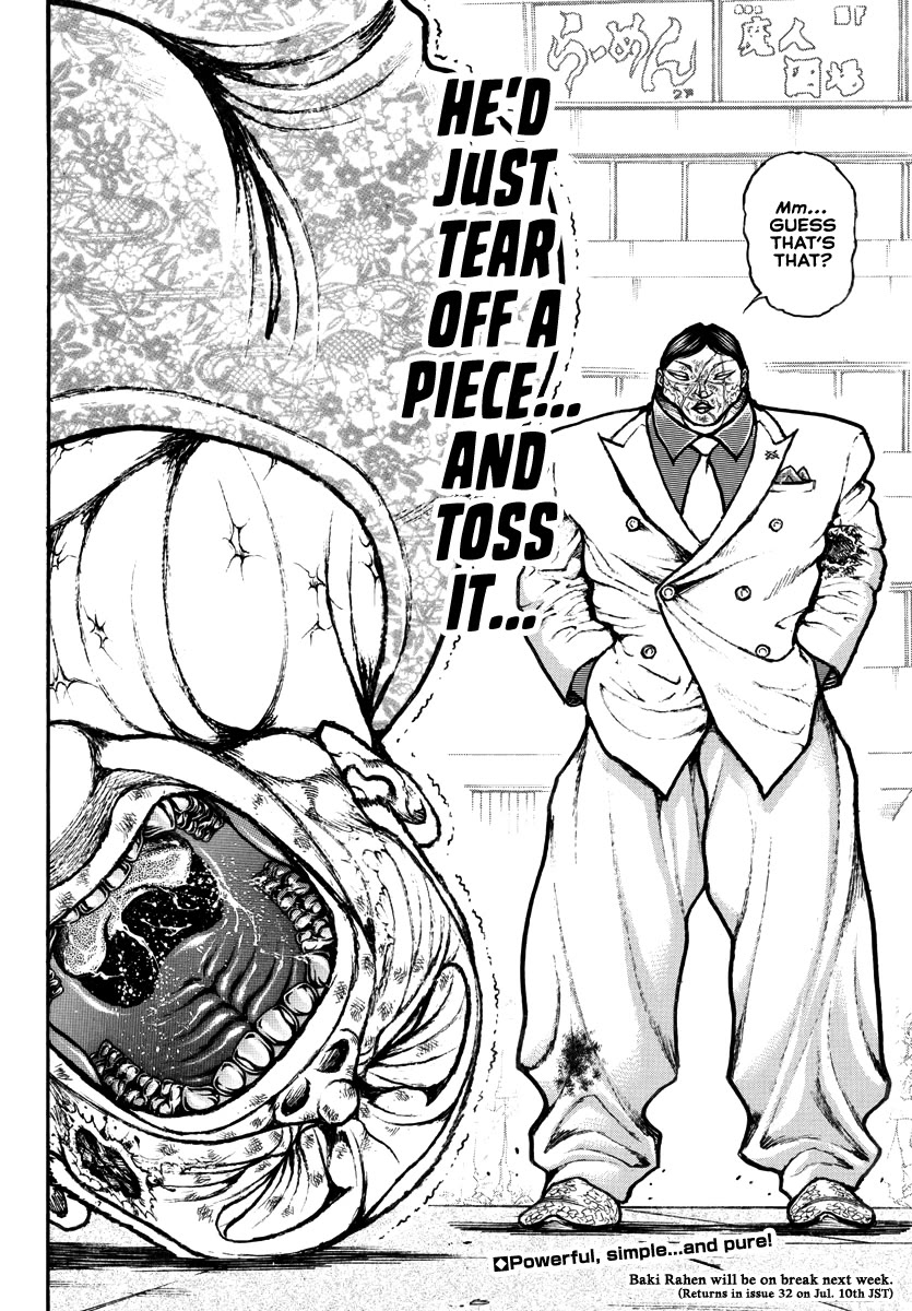 Baki Rahen Chapter 47 page 20 - Chapter 47: Gripping and Biting