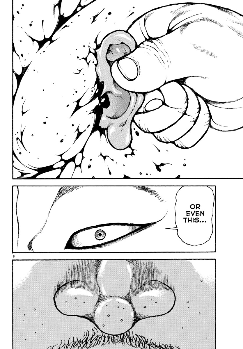 Baki Rahen Chapter 47 page 6 - Chapter 47: Gripping and Biting
