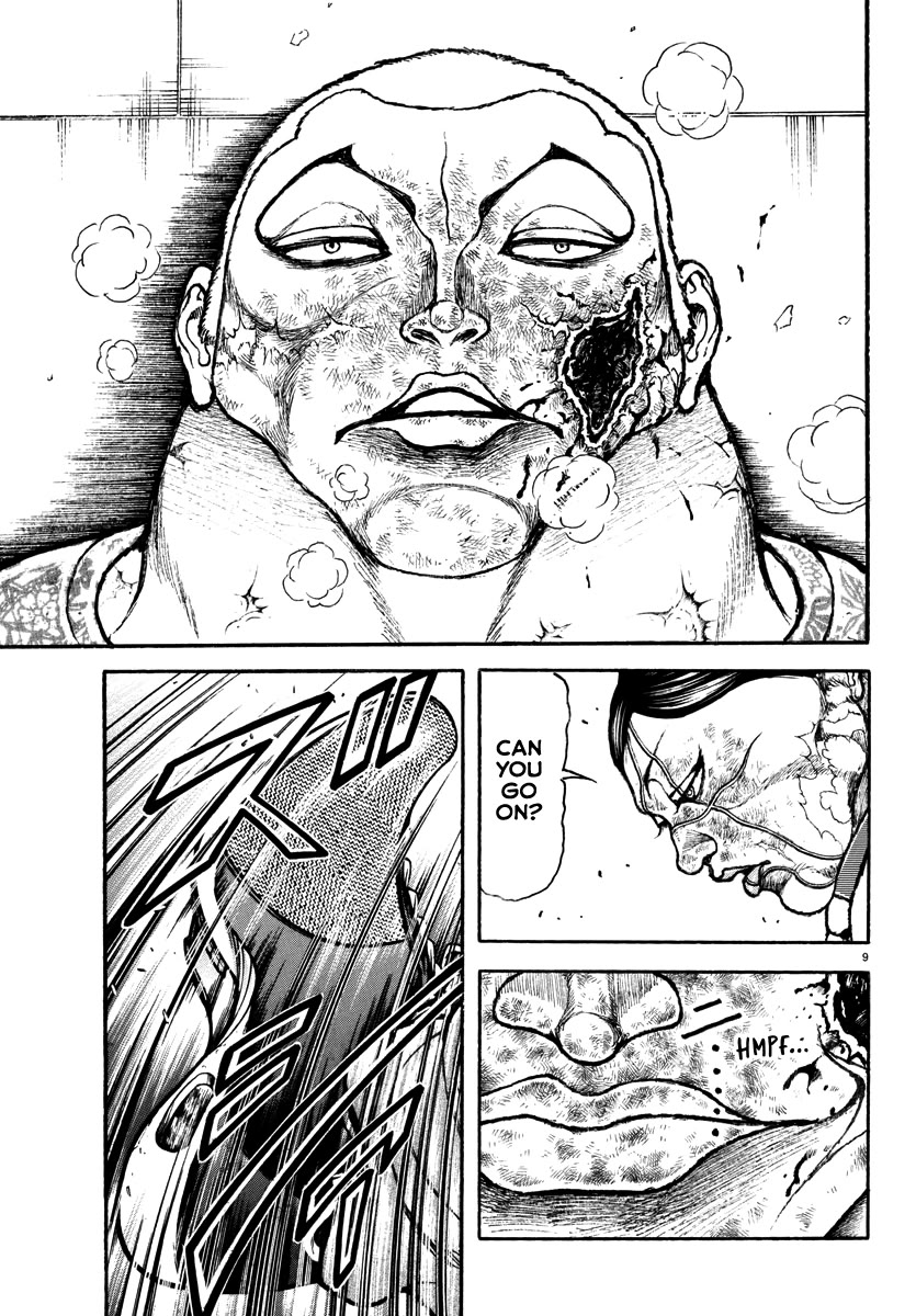 Baki Rahen Chapter 47 page 9 - Chapter 47: Gripping and Biting