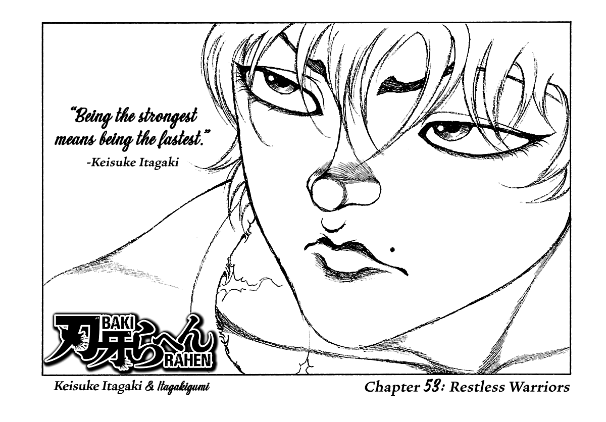 Baki Rahen Chapter 53 page 1 - Chapter 53: Restless Warriors