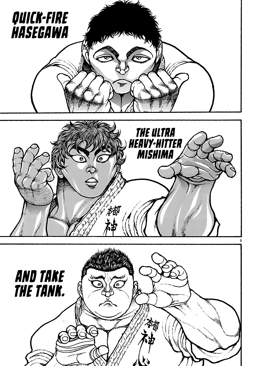 Baki Rahen Chapter 55 page 5 - Chapter 55: One Against Many