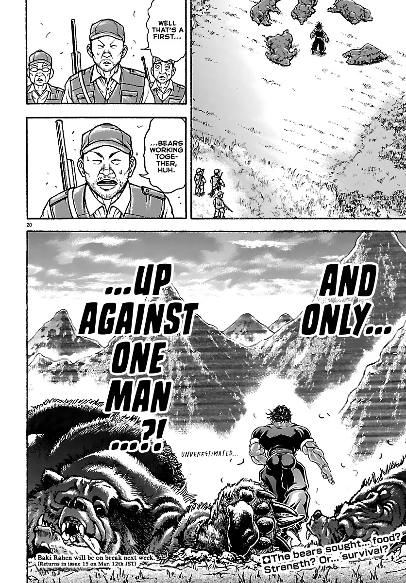 Baki Rahen Chapter 60 page 18 - Chapter 60: Beware of Wild Animals