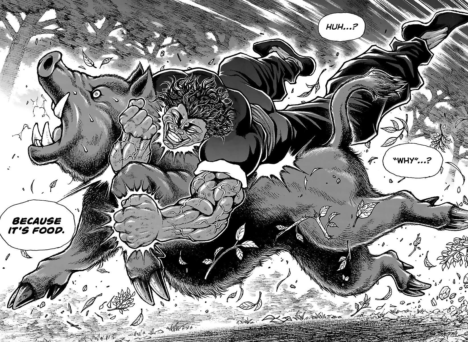 Baki Rahen Chapter 61 page 15 - Chapter 61: Boar Hunting