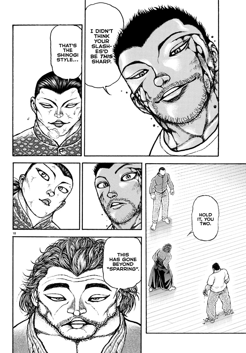 Baki Rahen Chapter 7 page 18 - Chapter 7: Hanada Style and Shinogi Style