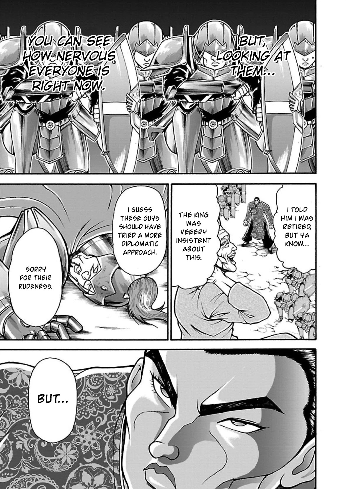 Baki Side Story - Retsu Kaioh Doesn't Mind Even if it's in another World Chapter 10 page 9 - Chapter 10: The king of Brakirka