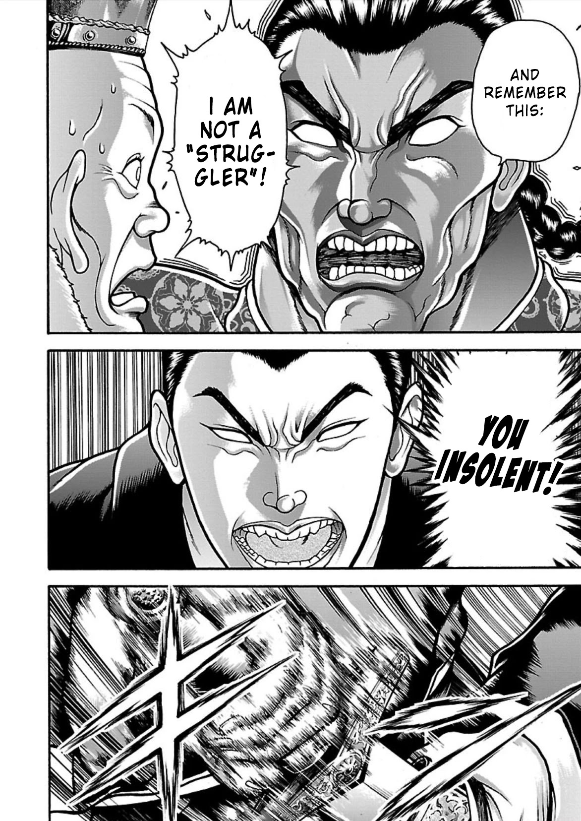 Baki Side Story - Retsu Kaioh Doesn't Mind Even if it's in another World Chapter 11 page 12 - Chapter 11: Insolent