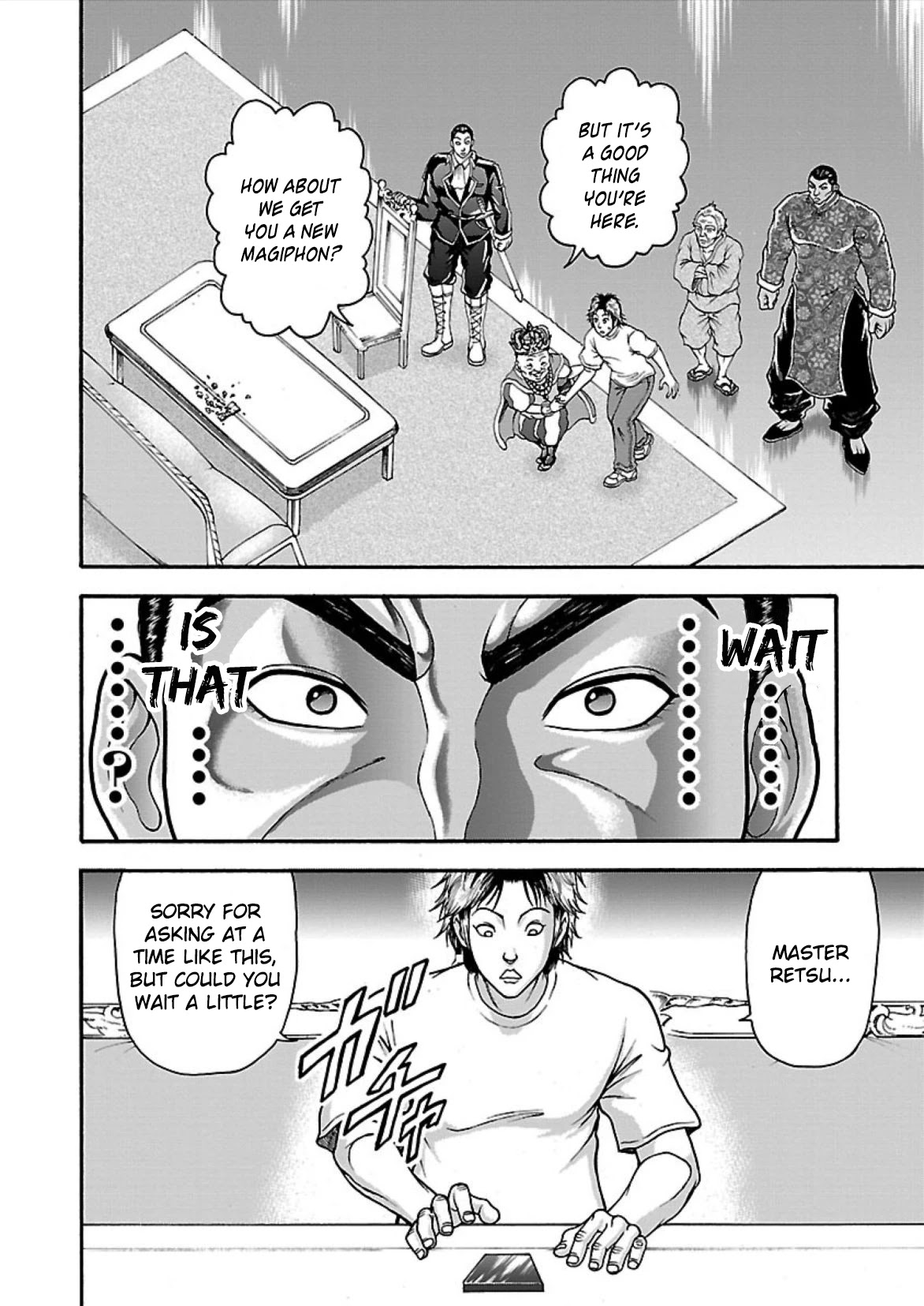 Baki Side Story - Retsu Kaioh Doesn't Mind Even if it's in another World Chapter 11 page 6 - Chapter 11: Insolent