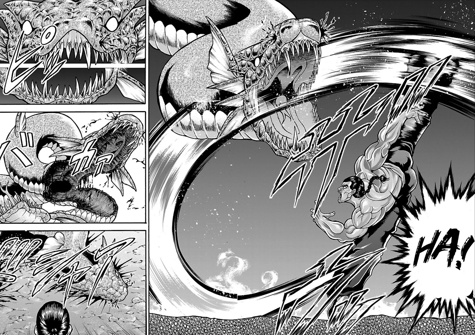 Baki Side Story - Retsu Kaioh Doesn't Mind Even if it's in another World Chapter 13 page 12 - Chapter 13: Natural Enemy