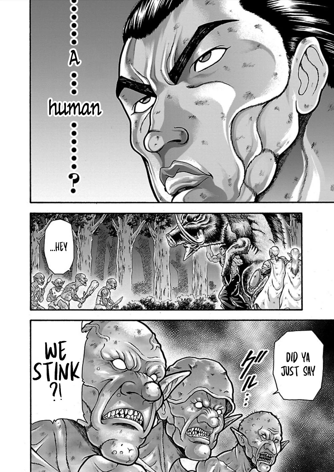 Baki Side Story - Retsu Kaioh Doesn't Mind Even if it's in another World Chapter 16 page 9 - Chapter 16: Goblin!
