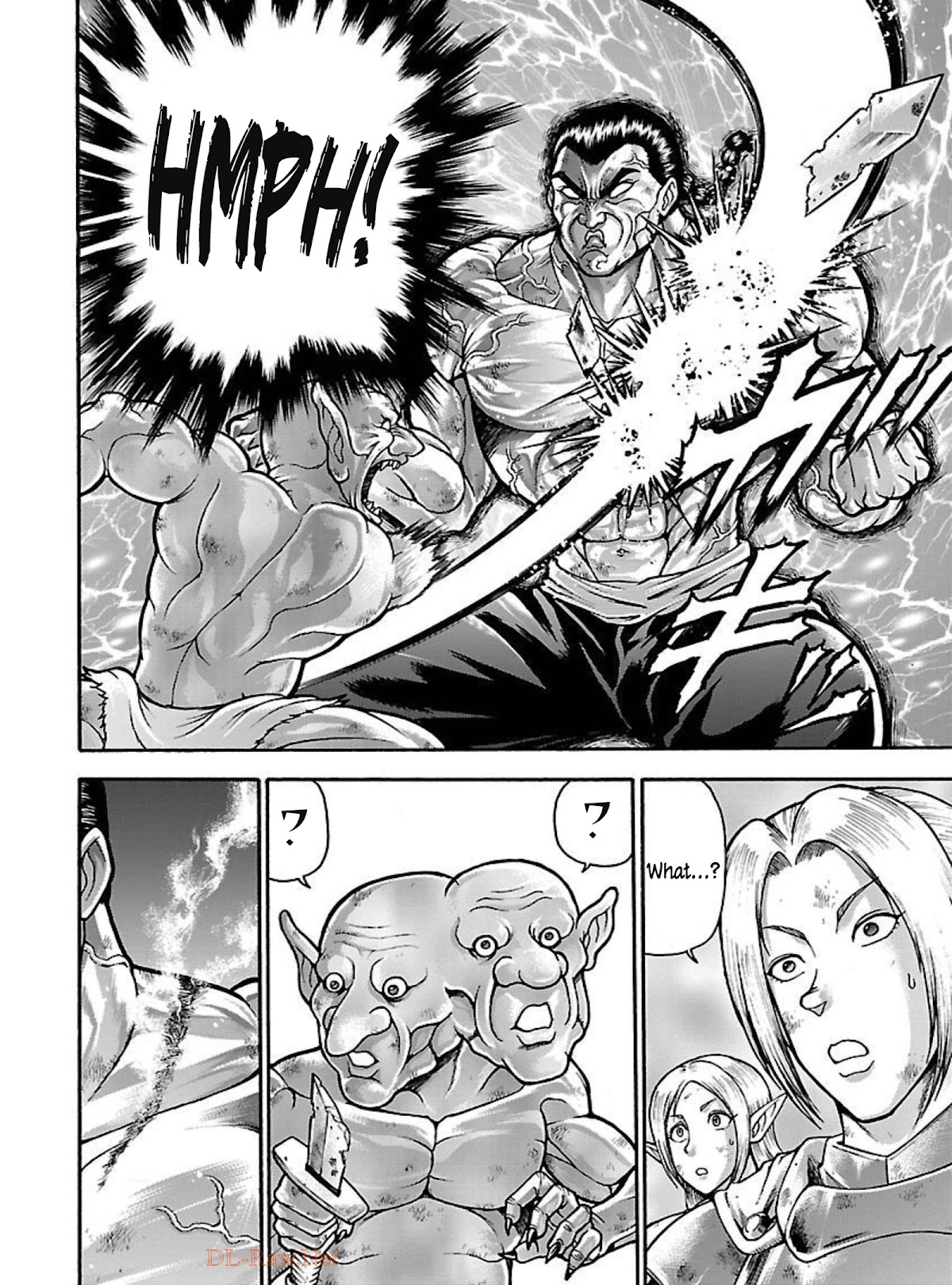 Baki Side Story - Retsu Kaioh Doesn't Mind Even if it's in another World Chapter 17 page 10 - Chapter 17: A tsunami on land