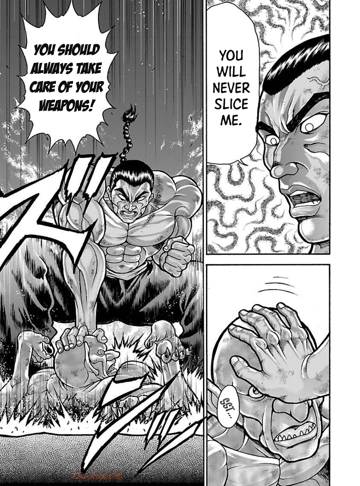 Baki Side Story - Retsu Kaioh Doesn't Mind Even if it's in another World Chapter 17 page 11 - Chapter 17: A tsunami on land