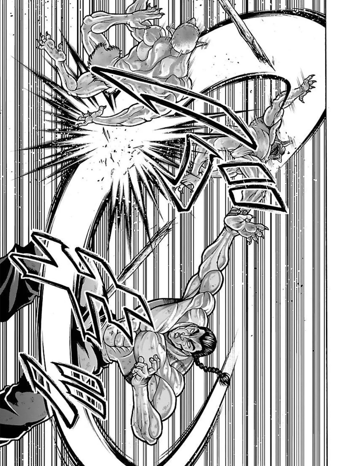 Baki Side Story - Retsu Kaioh Doesn't Mind Even if it's in another World Chapter 17 page 16 - Chapter 17: A tsunami on land
