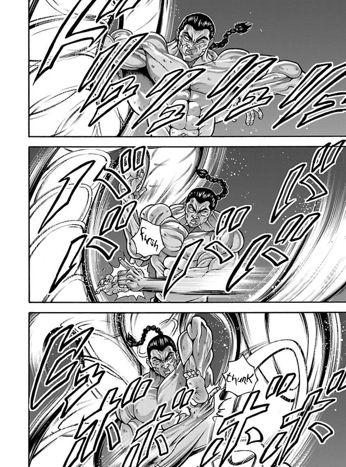 Baki Side Story - Retsu Kaioh Doesn't Mind Even if it's in another World Chapter 17 page 19 - Chapter 17: A tsunami on land