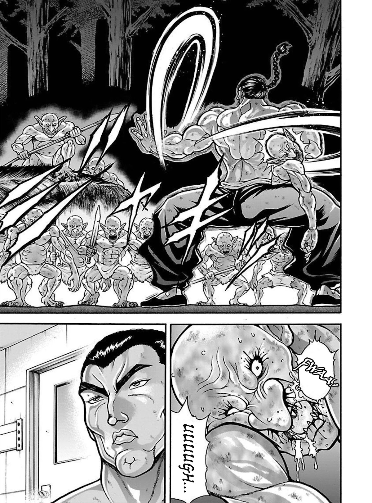 Baki Side Story - Retsu Kaioh Doesn't Mind Even if it's in another World Chapter 17 page 20 - Chapter 17: A tsunami on land