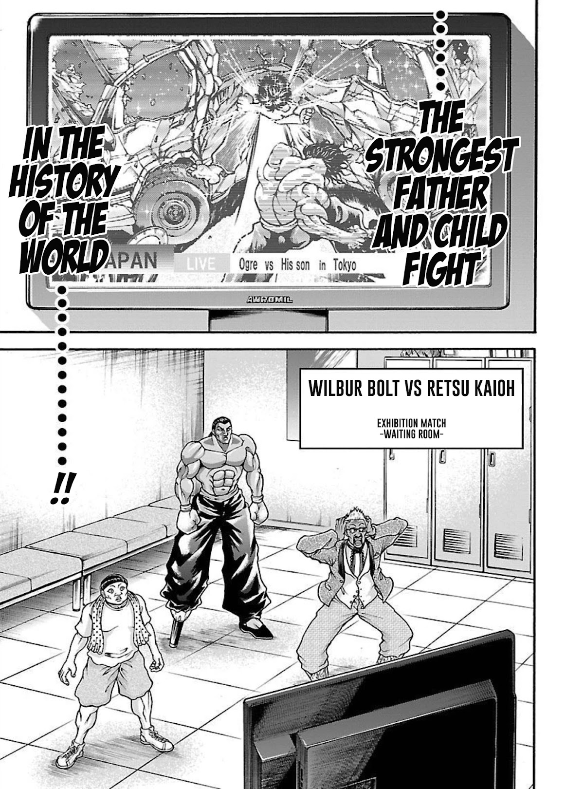 Baki Side Story - Retsu Kaioh Doesn't Mind Even if it's in another World Chapter 17 page 22 - Chapter 17: A tsunami on land