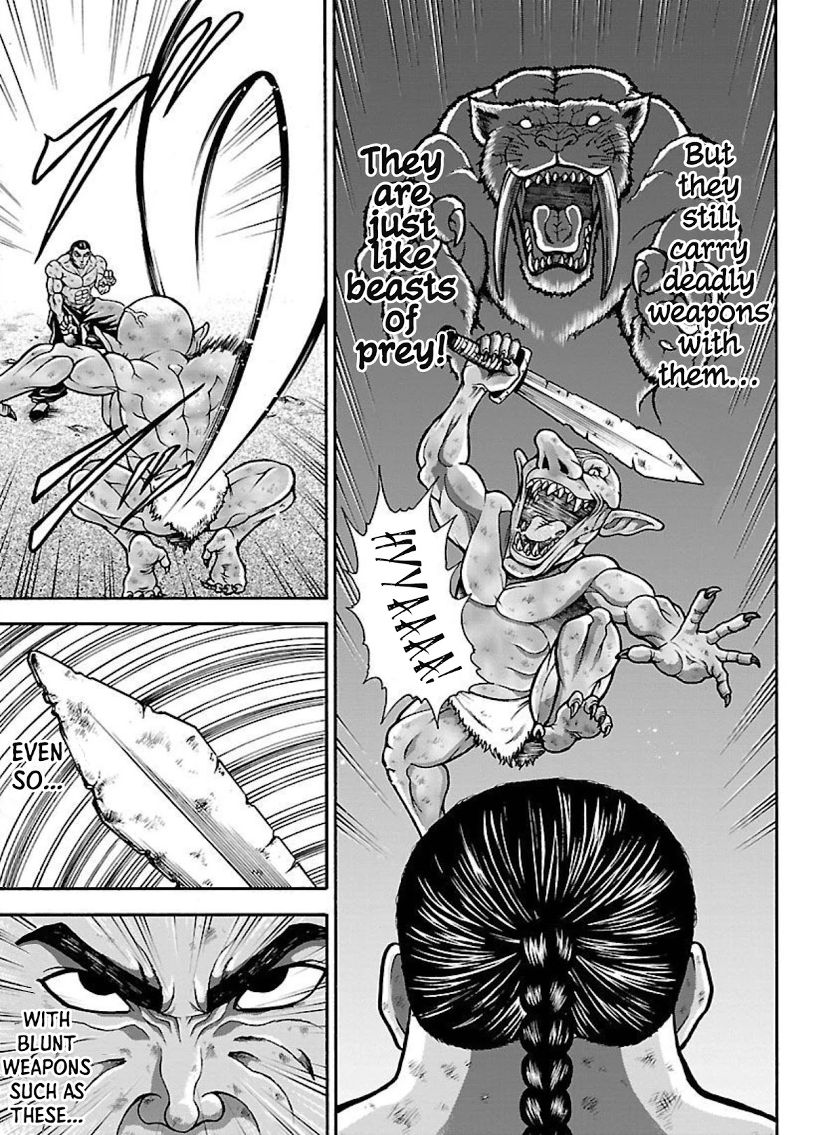 Baki Side Story - Retsu Kaioh Doesn't Mind Even if it's in another World Chapter 17 page 9 - Chapter 17: A tsunami on land