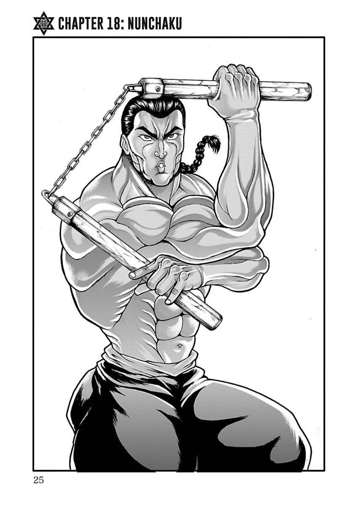 Baki Side Story - Retsu Kaioh Doesn't Mind Even if it's in another World Chapter 18 page 1 - Chapter 18: Nunchaku