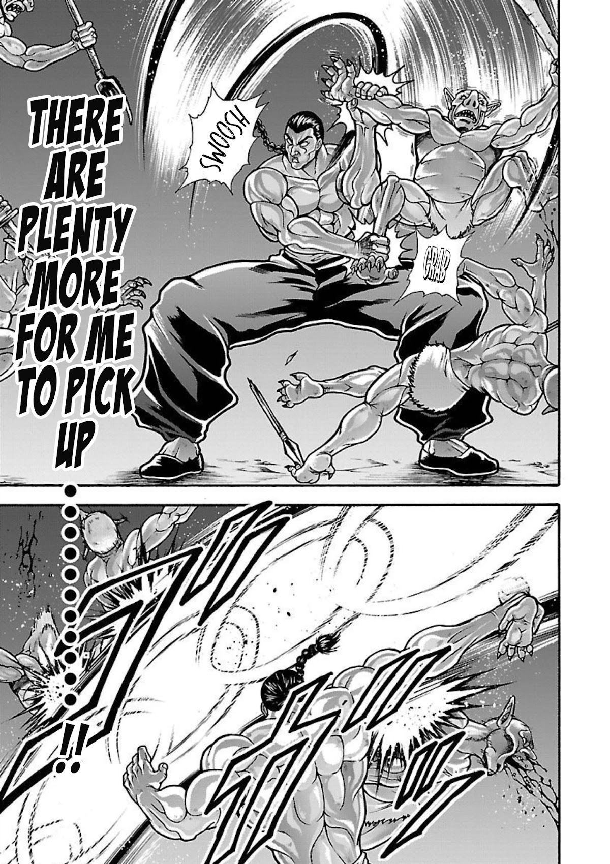 Baki Side Story - Retsu Kaioh Doesn't Mind Even if it's in another World Chapter 18 page 10 - Chapter 18: Nunchaku