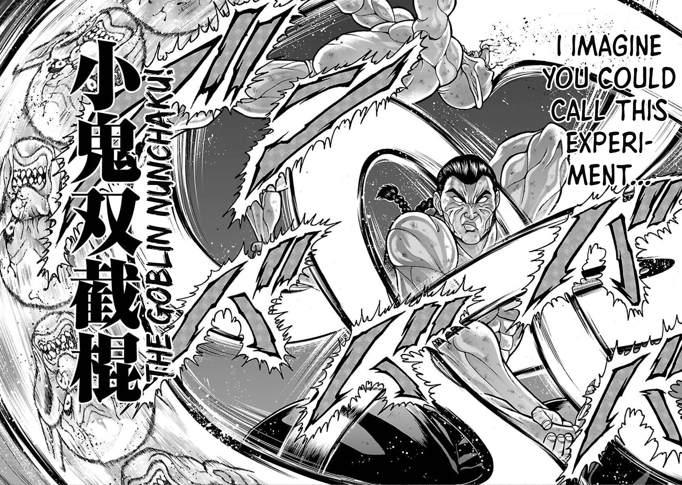 Baki Side Story - Retsu Kaioh Doesn't Mind Even if it's in another World Chapter 18 page 4 - Chapter 18: Nunchaku