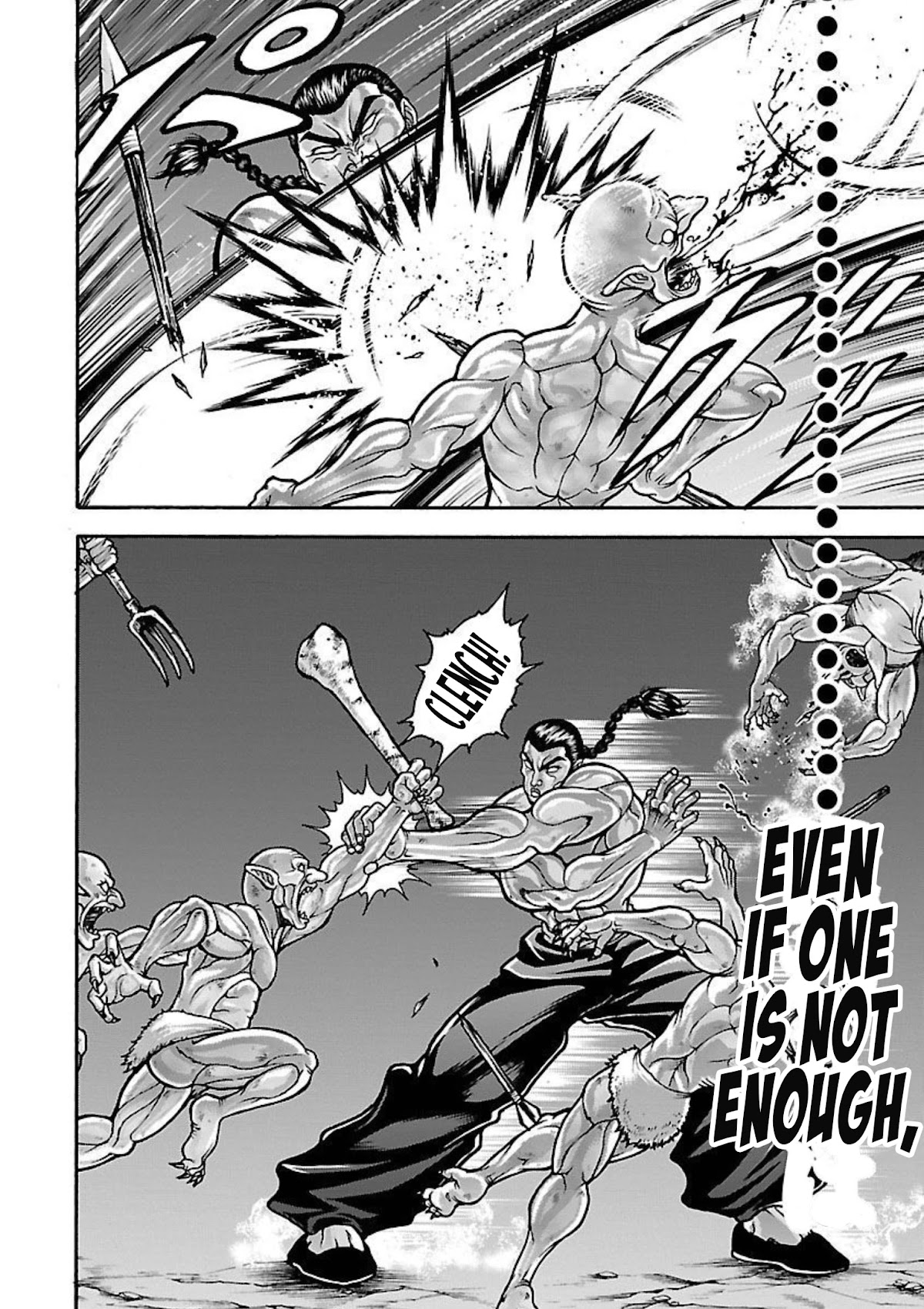 Baki Side Story - Retsu Kaioh Doesn't Mind Even if it's in another World Chapter 18 page 9 - Chapter 18: Nunchaku
