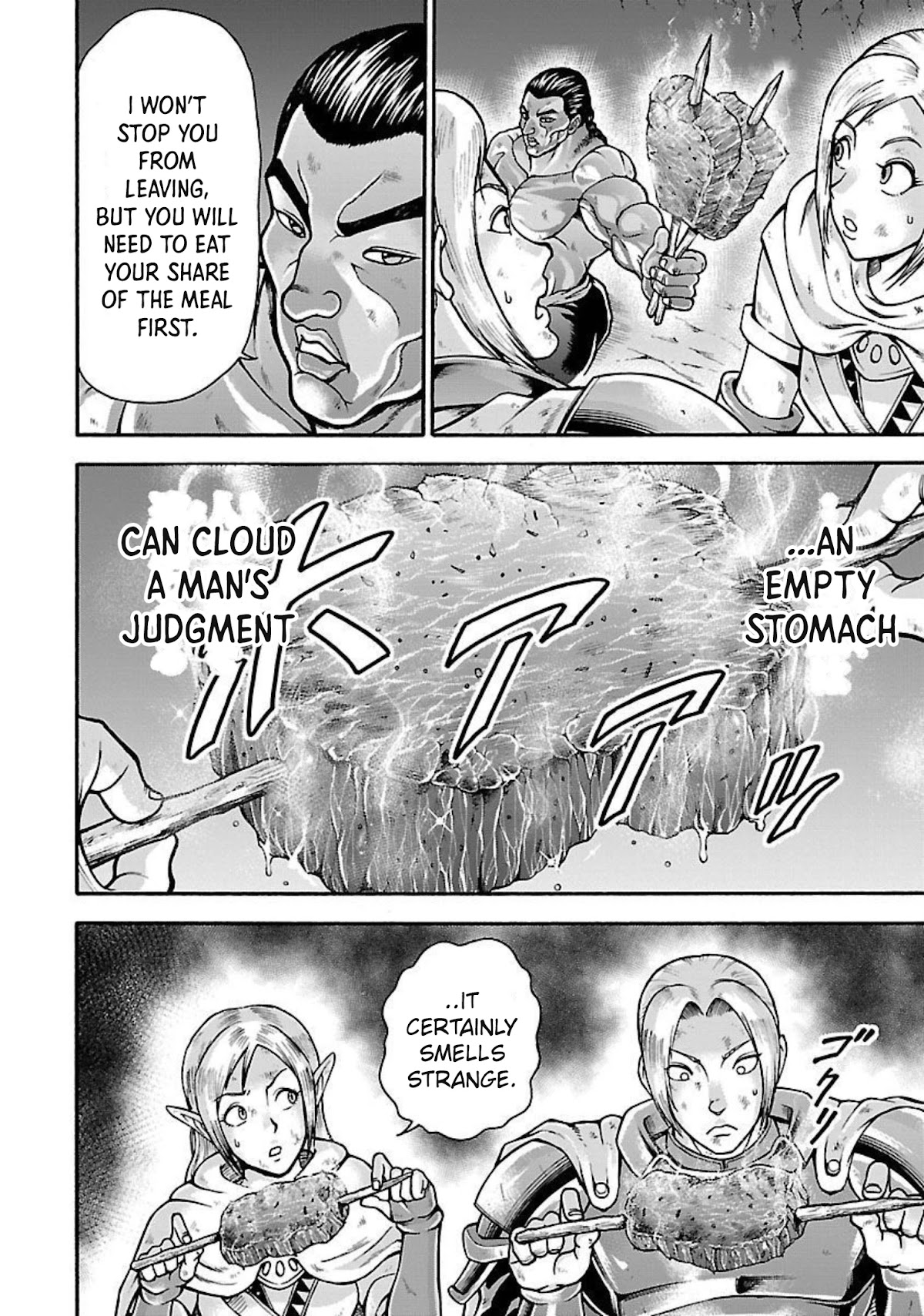 Baki Side Story - Retsu Kaioh Doesn't Mind Even if it's in another World Chapter 19 page 6 - Chapter 19: Dinner