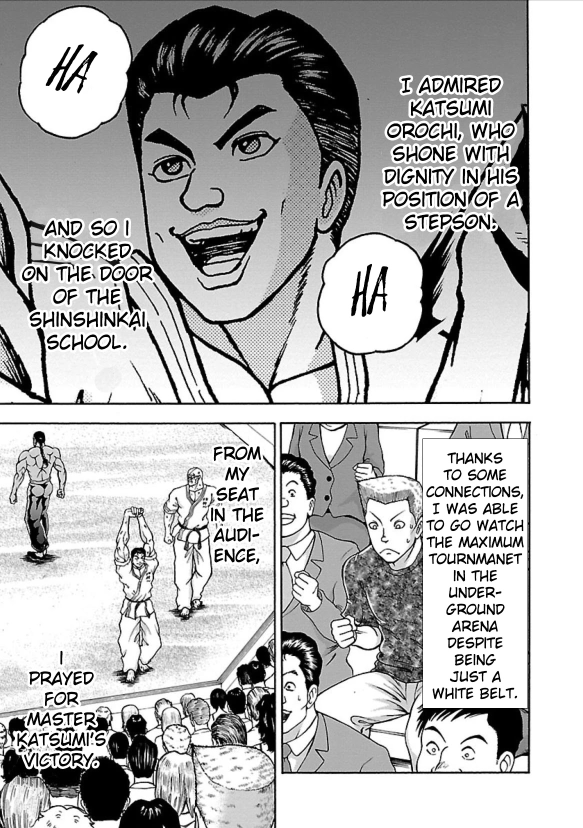 Baki Side Story - Retsu Kaioh Doesn't Mind Even if it's in another World Chapter 2 page 12 - Chapter 2: Master Retsu