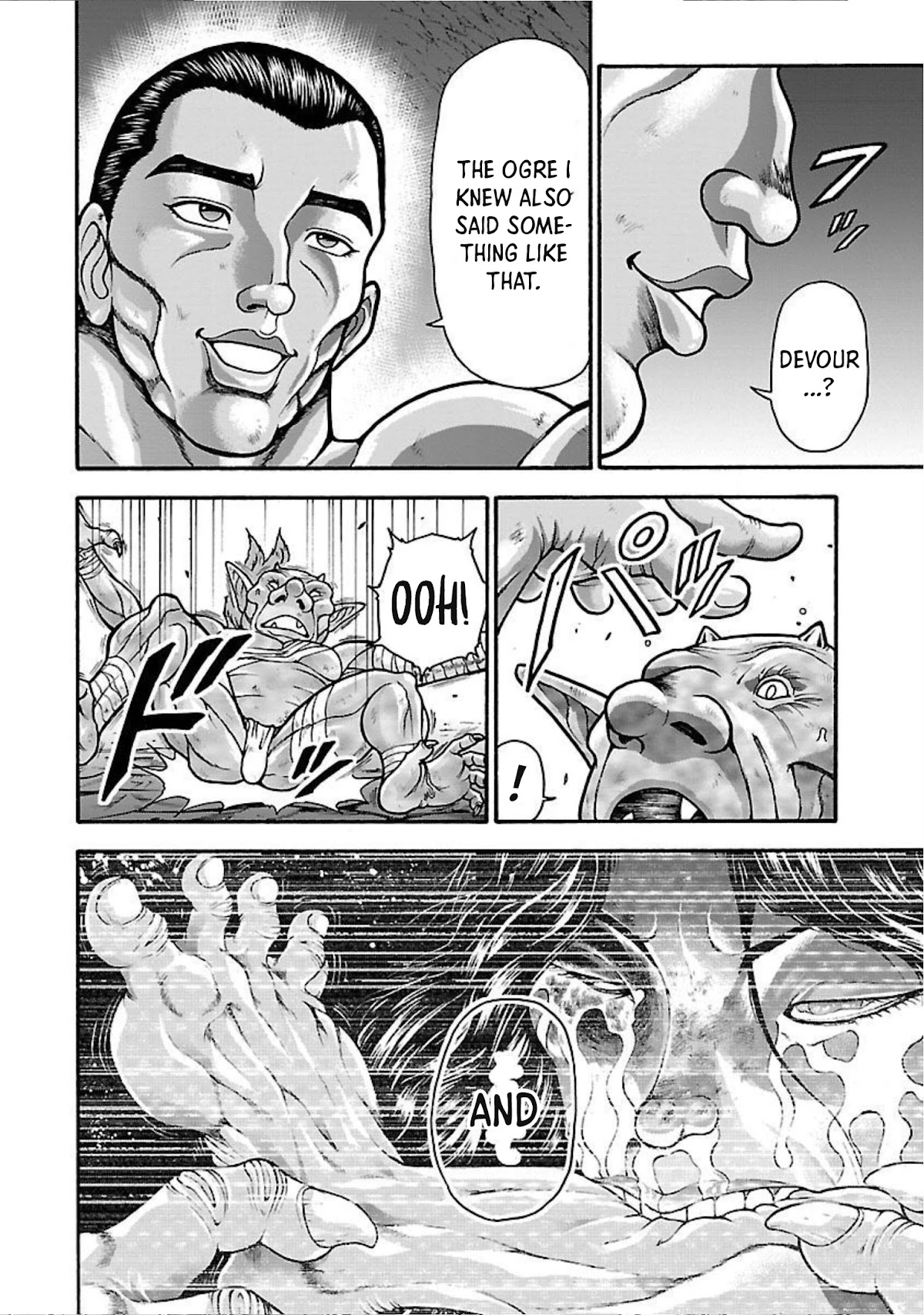 Baki Side Story - Retsu Kaioh Doesn't Mind Even if it's in another World Chapter 20 page 15 - Chapter 20: Devour