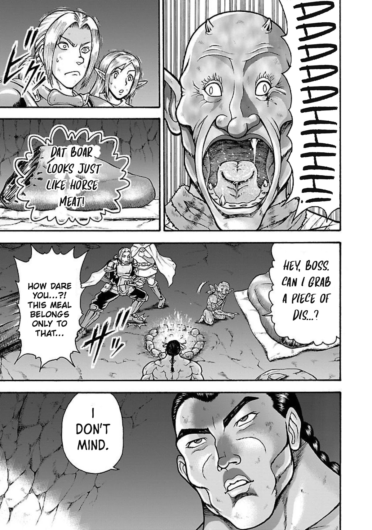 Baki Side Story - Retsu Kaioh Doesn't Mind Even if it's in another World Chapter 20 page 4 - Chapter 20: Devour