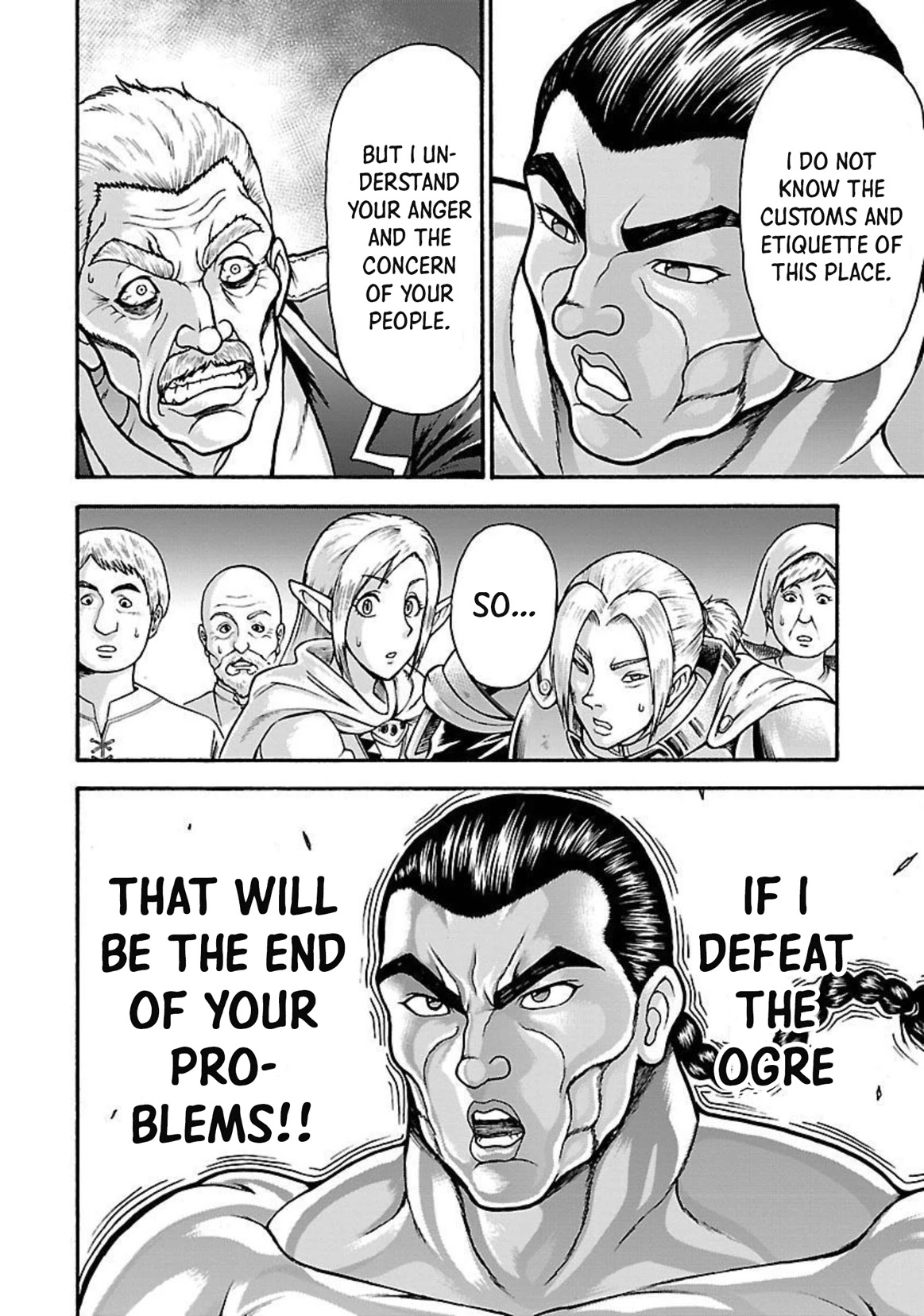Baki Side Story - Retsu Kaioh Doesn't Mind Even if it's in another World Chapter 21 page 10 - Chapter 21: The Linkin Domain
