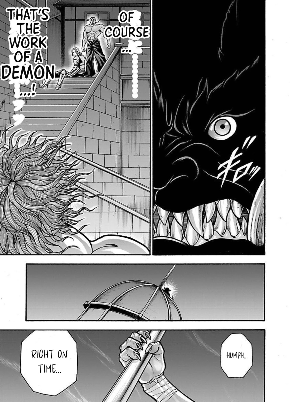 Baki Side Story - Retsu Kaioh Doesn't Mind Even if it's in another World Chapter 22 page 15 - Chapter 22: The work of a demon